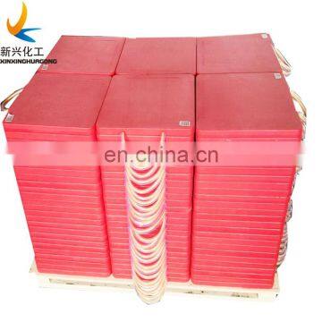 Portable Crane Jack Pad Trailer Levelers, Durable Outrigger Pads, Easy Handled PE Outrigger Pad