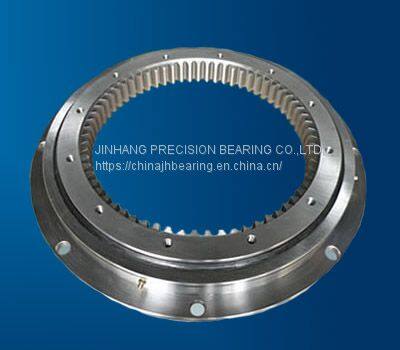 VLI 200644 N four point contact ball slewing bearing with flange and internal teeth 748x546x56mm