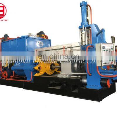 Horizontal type hydraulic aluminum/brass profile extrusion machine