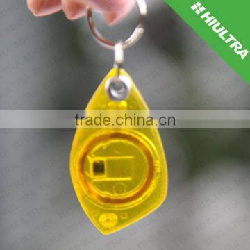 Transparent Material with the chip TK/EM/MF Keychain