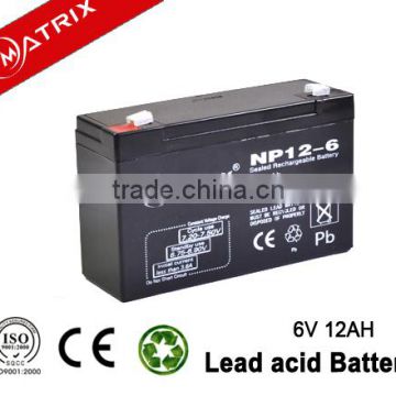 6v 12ah lead acid superior power tools batteries