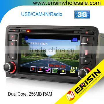 Erisin ES7047A 2 Din 7 inch Touch Screen Car Radio Bluetooth for RNSE-PU A3