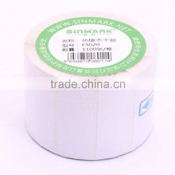 SINMARK E5020.N910 thermal transfer label,thermal label roll,barcode label sticker