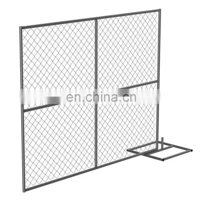 Galvanized Wire Mesh Fence Outdoor Chain Link Temporary Fencing