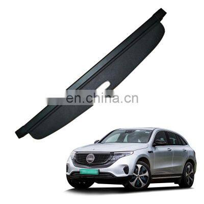 Black Beige Color Canvas Retractable Cargo Cover Tonneau Cover For Mercedes Benz Eqc