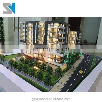 Customized scale residential house model , architectural 3d maquette for real estate