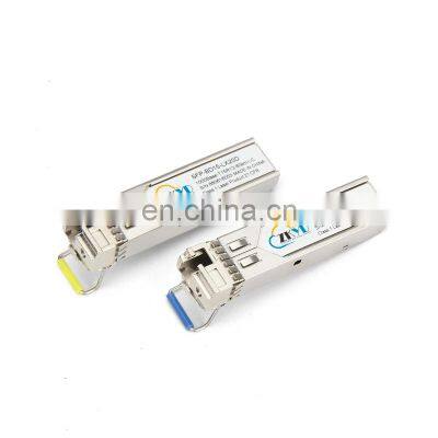 1.25G Optical Transceiver SFP  1310nm 1550nm LC Connector   60KM SFP Module high quality