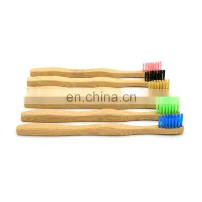 Charcoal Bristles OEM Bamboo Toothbrush with Customized Packing and Logo