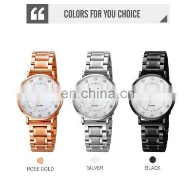 Skmei Brand Watches 1840 Waterproof Rose Gold Women Stainless Steel Lady Watch photo-5