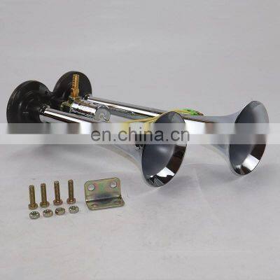 Super Loud Air Horn Dual Trumpet Truck 12V24V Train Truck Car Kit Compressor 150Db photo-2
