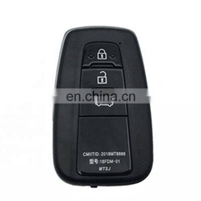 3 Buttons Remote Control Car Smart Key Shell Case Fob For Toyota C - HR RAV4 Prius Camry 2018 2019 HYQ14 FBC / FBE