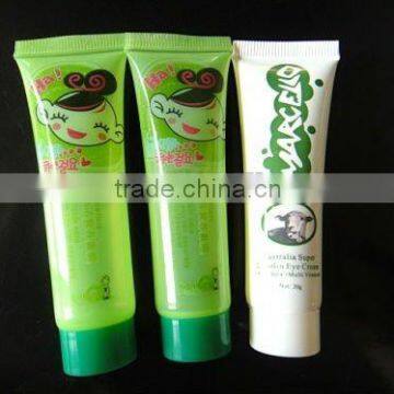 samll round plastic tube for cosmetic packaging