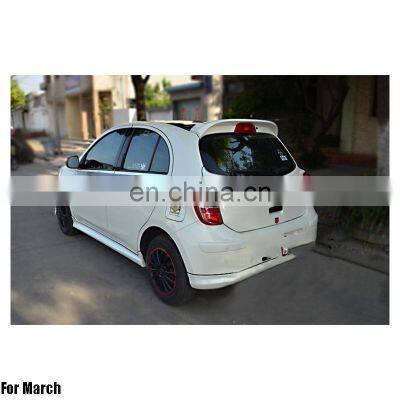 ABS Primer Painted Back Roof Spoiler For March Rear spoiler