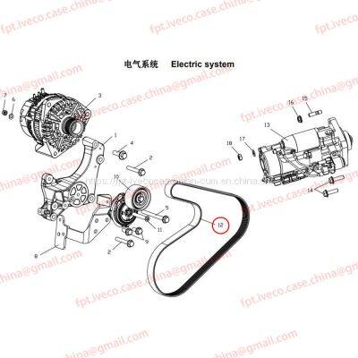 MAN D0836 Narrow joined belt 96820-0243