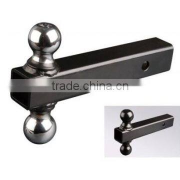 American style black powercoat double ball mount