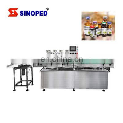 Automatic Glass Vial Filling Capping Machine Injection Vials Sterile Filling Sealing Machine