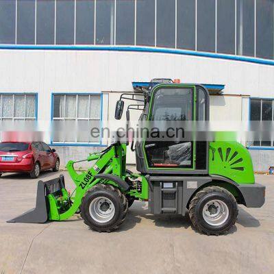 CE Approved ZL08F Pay Loader Mini Front End Loader Cheapest Articulated Mini Wheel Backhoe Loader for Sale photo-4