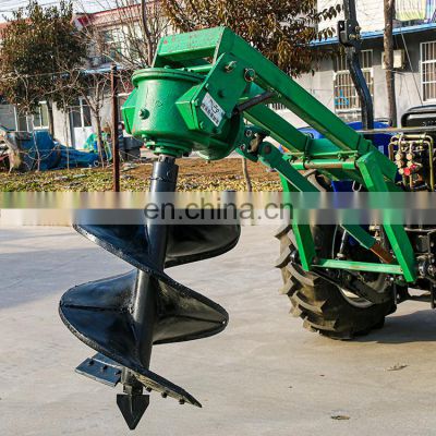 554 Farming tractor mounted soil drilling fence post hole earth auger digger