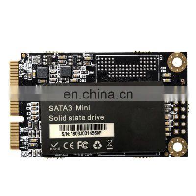 Mini Msata Ssd 32g/64g/128g/256g/512g Ssd MSATA3 With Box Pvc Fast Running Speed For Advertising Machine Office Games Mini Ssd