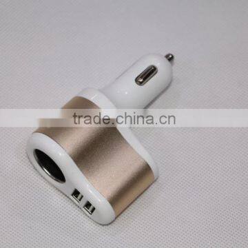 Multi Car Adapter New Design 12V Car Cigar Lighter Adapter With Two USB Output With English Retail Box photo-3