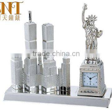 linden clocks modern naming ceremony gifts Statue of Liberty alloy clock man antique