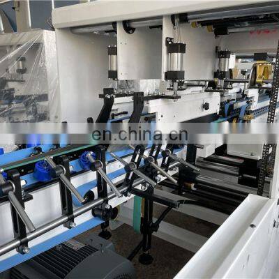 UFG600AG Automatic Pre-fold Crash Lock Bottom Folder Gluer, Fried Chicken Packaging Box Folding Gluing Machine