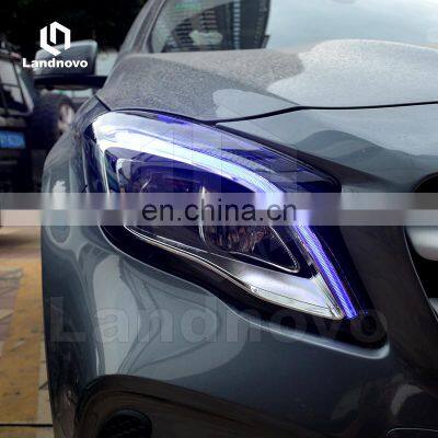 Landnovo Full LED Headlight Headlamp Assembly for Mercedes Benz GLA Class 2015-2019 W156 Head Lamp Light