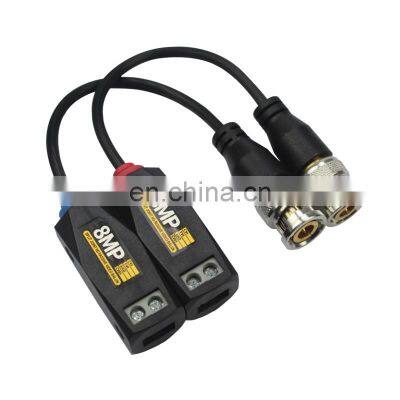 New Arrival Single Channel HD 8MP Split Joint Passive Video Balun for HD-CVI/TVI/AHD/CVBS Transceiver