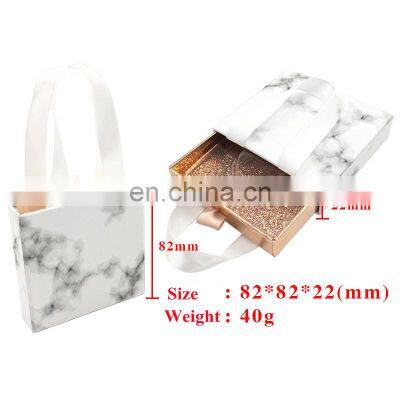 Customized LOGO Fashion Hard Cardboard Paper Supplier Wholesale Packaging Black Box Luxury Handle Eyelash Packaging Paper Boxes photo-4