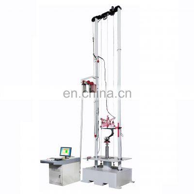 ECE R22.05 motorcycle helmet impact absorption testing machine for simulate accelerometer testing