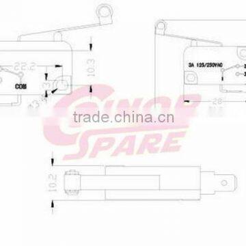 Cheap Price Custom High Quality Sliver Contact Micro Switch photo-3