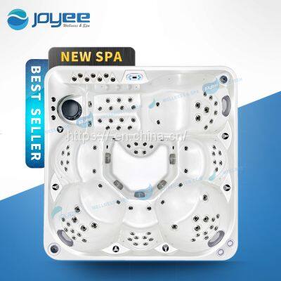 JOYEE 5 6 Person High Quality Imported Acrylic Led Best Ass Arm Massage Hot and Cold Water Hottub Spa Tub Outdoor photo-3