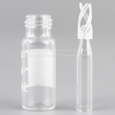 Chromatographic Sampling Bottle Sampling Bottle Reagent Lining Melt Bottoming Bottle Brown Clear Glass Inner Intubation Sample Bottle photo-5