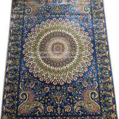 2x3ft high density handmade silk persian rug