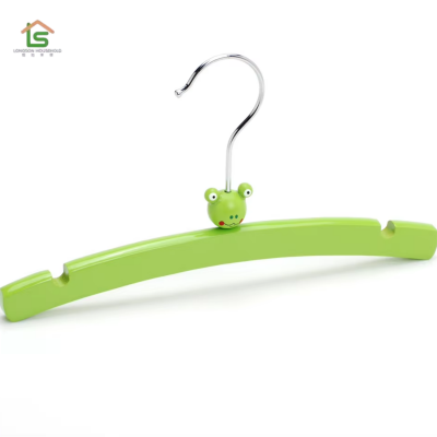 Wooden Baby Kids Clothes Hanger photo-3