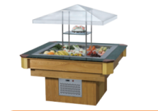 Luxury Table Top Wooden Salad Bar for Buffet