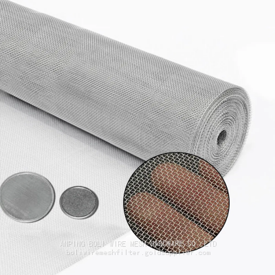 BOLI-SSMESH SS304 316 Plain Weave/ Twill Weave/Dutch Weave Stainless Steel Wire Mesh / Stainless Steel mesh cloth For oil filter air filter making