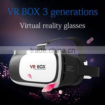 2016 NEW Innovative 3rd Generation Virtual Reality Glasses,VR Box,VR Glasses with bluetooth remote