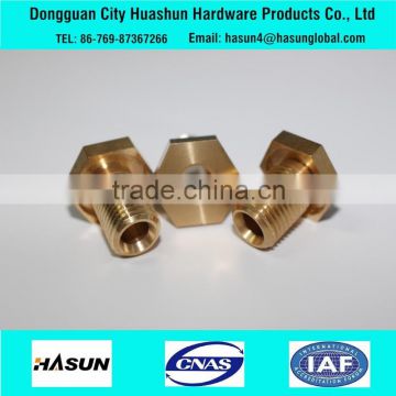 Precision hex brass standoff brass bolt male threaded