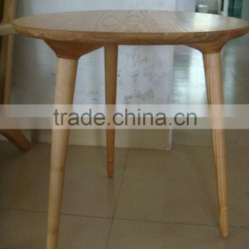 Hot sale Ash wood chinese style three legs side table