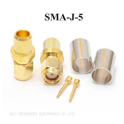 RF Adapter for RG6 RG316 RG174 50-3DFB Cable RP SMA-J-5 Connector RP SMA-KY-5 Coaxial Connector photo-4