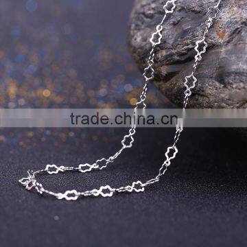 Yiwu Wholesale Fashion Rhodium Plated Five-Pointed Star Necklace Chains Jewelry photo-2