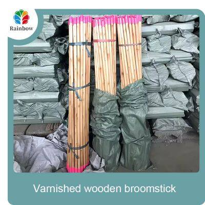 Painting Wood Poles Palos De Escobas Broom Handle for Cleaning Supplies and Household Items photo-2