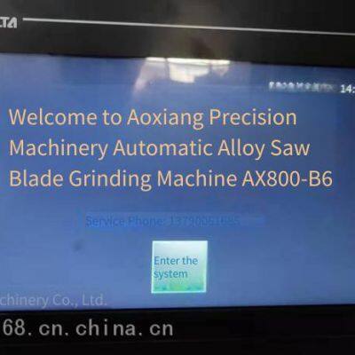 Three-axis Cnc Aoxiang Alloy Cold Saw Tooth Grinding Machine photo-2