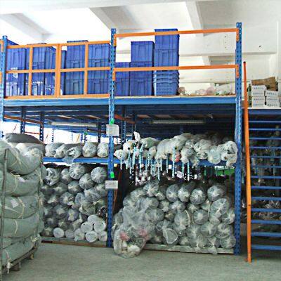 Heavy Duty Industrial Mezzanine Floor Steel Platform Racking System Corrosion Protection Storage Shelves photo-4