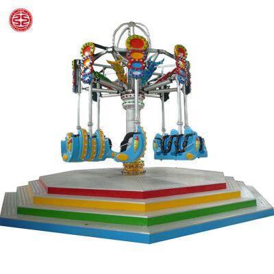 New Design Funfair Rides High Quality Air Shooting Ride Amusement Spiral Jet for Sale