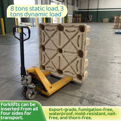 Cost-Effective Molded Wood Pallets — Factory Direct Supply — Versatile for Warehousing, Internal Circulation, and Export photo-2