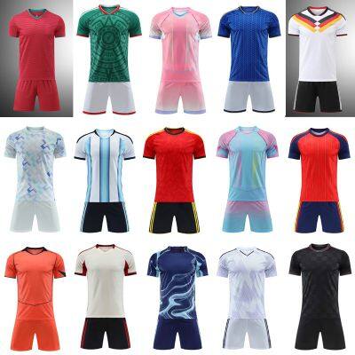Wholesale Retro Soccer Jersey Club Team Uniform Training Vintage Football Shirt Sports Wear Men's Soccer Wear Custom Fan Player Kids Kits
