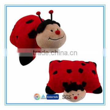 Stuffed bee shaped plush soft cushion