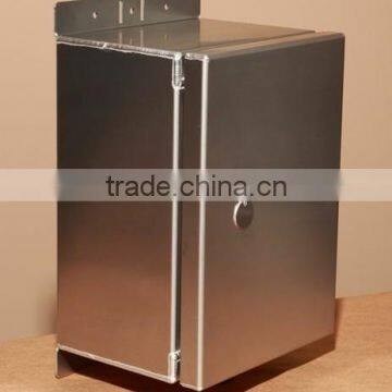 Custom wall mount enclosure support bracket